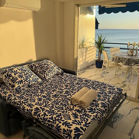 Lejlighed Luxury & Sea View, T2 Waterfront, Wifi, Air Conditioning Antibes